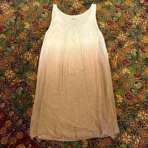 Silk lined sleeveless Top/Dress